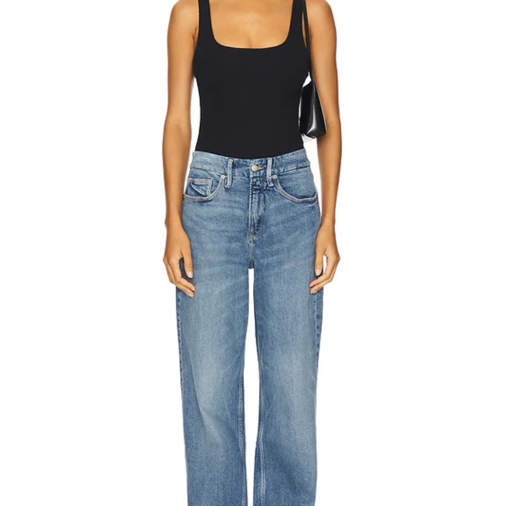 Good American Indigo Straight Leg Jeans - Picture 2 of 7
